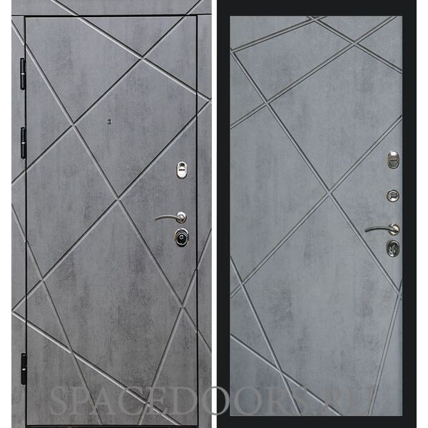 Дверь Termo-door Лучи бетон Лучи бетон темный