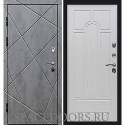 Дверь Termo-door Лучи бетон Арка лиственница