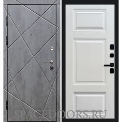 Дверь Termo-door Лучи бетон Лион Лиственница