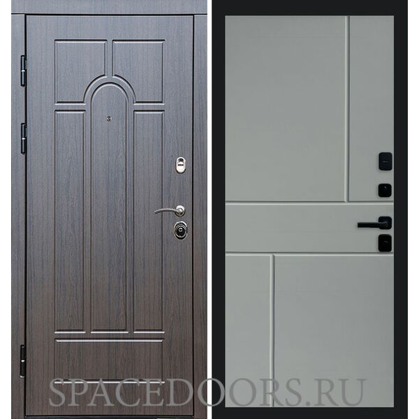Дверь Termo-door Модена венге Горизонт Grey софт