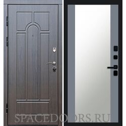 Дверь Termo-door Модена венге 27 зеркало Grey Софт