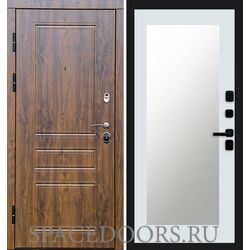 Дверь Termo-door Орегон дуб Триумф Белый софт с зеркалом