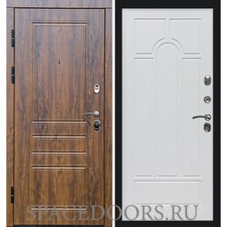 Дверь Termo-door Орегон дуб Арка белое дерево