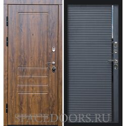 Дверь Termo-door Орегон дуб Porte black