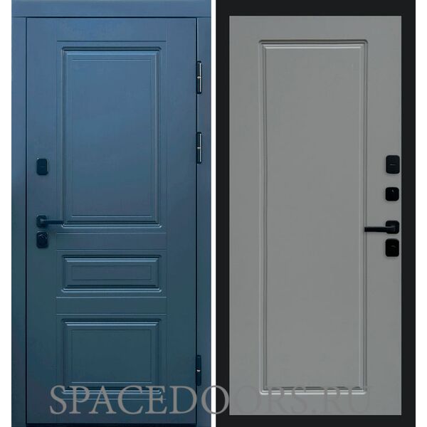 Дверь Termo-door Орегон графит Гранд Grey софт