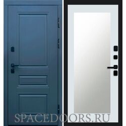 Дверь Termo-door Орегон графит Триумф Белый софт с зеркалом