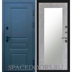 Дверь Termo-door Орегон графит Зеркало триумф бетон светлый