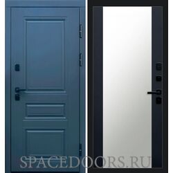 Дверь Termo-door Орегон графит 27 зеркало Черный кварц