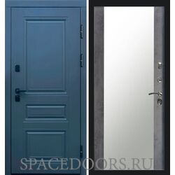 Дверь Termo-door Орегон графит Зеркало темный бетон