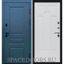 Дверь Termo-door Орегон графит Арка белое дерево