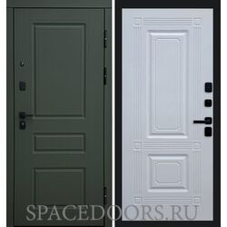 Дверь Termo-door Орегон Грин Мадрид Белый софт