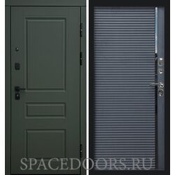 Дверь Termo-door Орегон Грин Porte black
