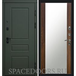 Дверь Termo-door Орегон Грин Зеркало дуб