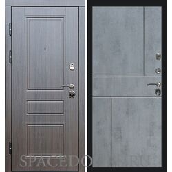 Дверь Termo-door Орегон венге Горизонт бетон темный