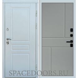 Дверь Termo-door Орегон White Горизонт Grey софт