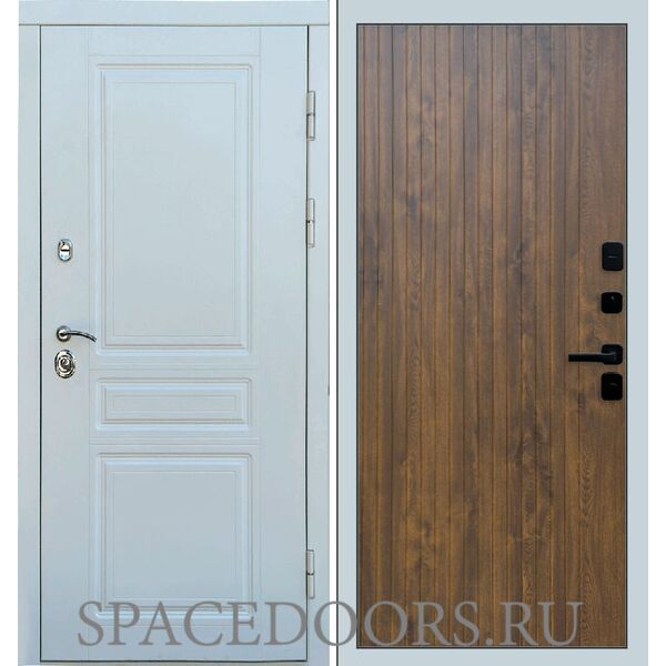Дверь Termo-door Орегон White Flat Дуб