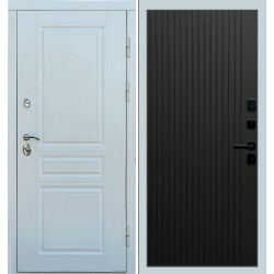 Дверь Termo-door Орегон White Flat Черный кварц