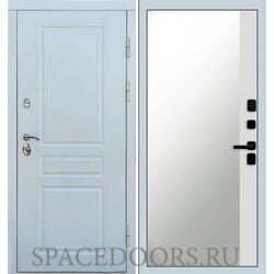 Дверь Termo-door Орегон White Зеркало фацет Белый софт