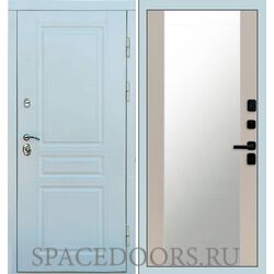 Дверь Termo-door Орегон White 27 зеркало Слоновая кость
