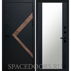 Дверь Termo-door Плэй 27 зеркало Черный кварц