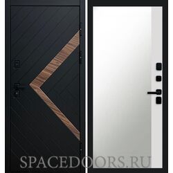 Дверь Termo-door Плэй Зеркало фацет Белый софт