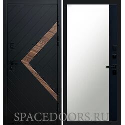 Дверь Termo-door Плэй Зеркало фацет Черный кварц