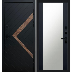 Дверь Termo-door Плэй 27 зеркало Черный кварц