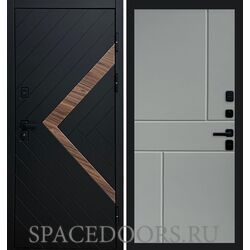 Дверь Termo-door Плэй Горизонт Grey софт