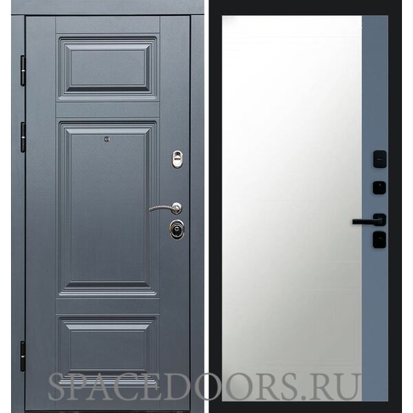 Дверь Termo-door Премиум Grey Зеркало фацет Grey софт