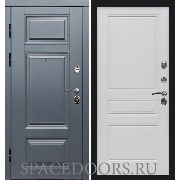 Дверь Termo-door Премиум Grey Классика белый матовый