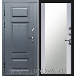Дверь Termo-door Премиум Grey Зеркало белый