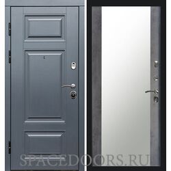 Дверь Termo-door Премиум Grey Зеркало темный бетон