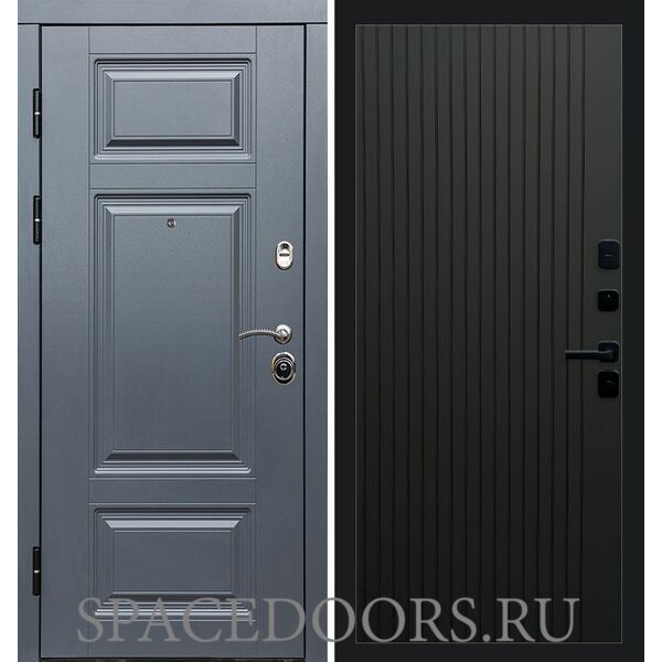 Дверь Termo-door Премиум Grey Flat Черный кварц