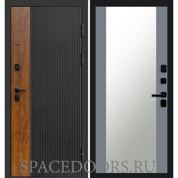 Дверь Termo-door Престиж 27 зеркало Grey Софт