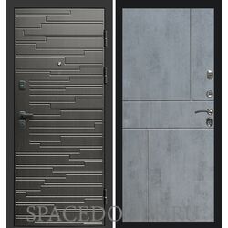 Дверь Termo-door Ривьера Горизонт бетон темный