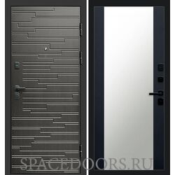 Дверь Termo-door Ривьера 27 зеркало Черный кварц