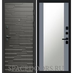 Дверь Termo-door Ривьера 27 зеркало Grey Софт