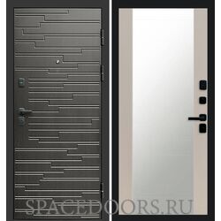 Дверь Termo-door Ривьера 27 зеркало Слоновая кость