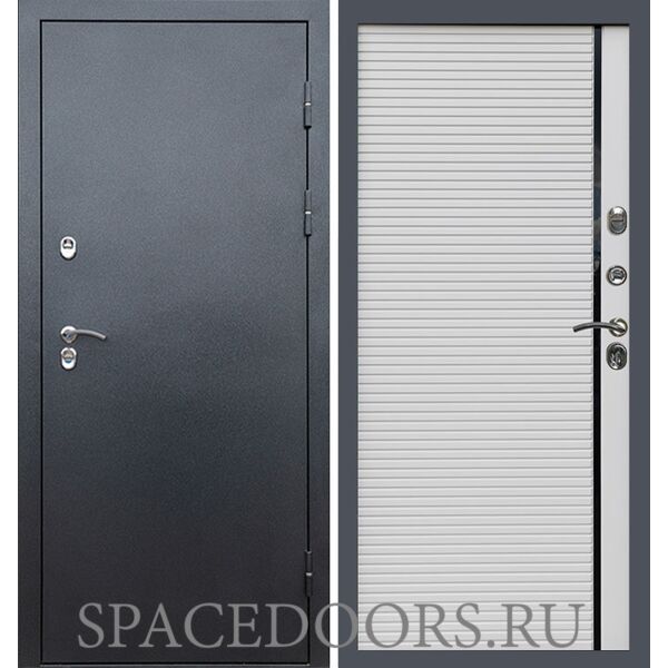 Дверь Termo-door Сибирь Серебро антик Porte white