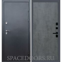 Дверь Termo-door Сибирь Серебро антик Мастино Бетон темный