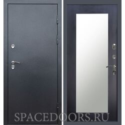 Дверь Termo-door Сибирь Серебро антик Зеркало триумф венге