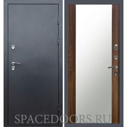 Дверь Termo-door Сибирь Серебро антик Зеркало дуб