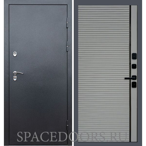 Дверь Termo-door Сибирь Серебро антик Porte Grey софт