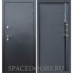 Дверь Termo-door Сибирь Серебро антик Porte black