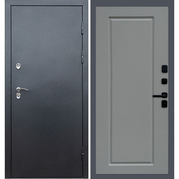 Дверь Termo-door Сибирь Серебро антик Гранд Grey софт
