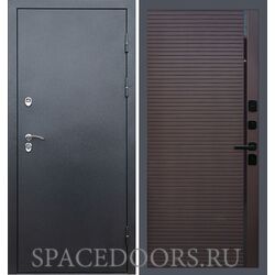 Дверь Termo-door Сибирь Серебро антик porte Шоколад