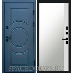 Дверь Termo-door Сфера Зеркало фацет Белый софт