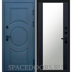 Дверь Termo-door Сфера 27 зеркало Черный кварц