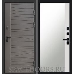 Дверь Termo-door Сицилия Зеркало фацет Белый софт