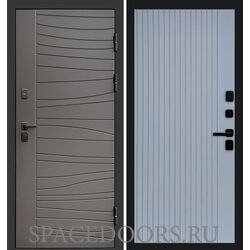 Дверь Termo-door Сицилия Flat Grey софт